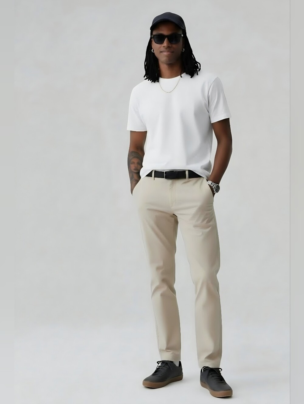 Abercrombie & Ficth Men's Size 28W-30L Slim Tailored Chino Pants - Beige